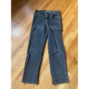 Sonoma Goods For Life Boys Black Denim Jeans Straight 7 Regular Adjustable Waist